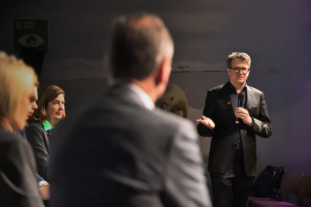 Lukasz Bochenek on event during WEF 2023